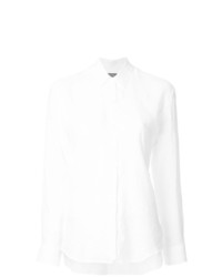 Blusa abbottonata di lino bianca di Jac+ Jack