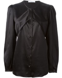 Blusa abbottonata nera di Givenchy