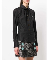 Blusa abbottonata nera di Vivienne Westwood Anglomania