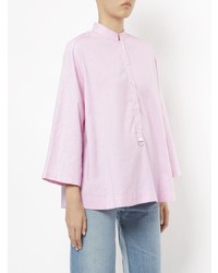 Blusa abbottonata rosa