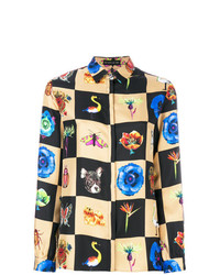 Blusa abbottonata stampata multicolore di Etro