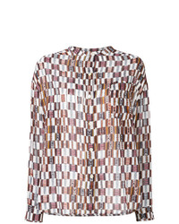 Blusa abbottonata stampata multicolore di Isabel Marant Etoile