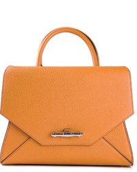 Borsa a mano in pelle arancione di Givenchy