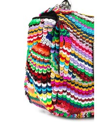 Borsa a tracolla con paillettes decorata multicolore di Tom Ford