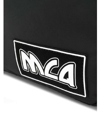 Borsa a tracolla di tela nera di McQ Alexander McQueen