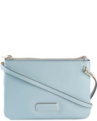 Borsa a tracolla in pelle azzurra di Marc by Marc Jacobs