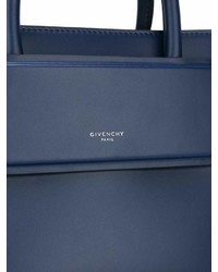 Borsa a tracolla in pelle blu scuro di Givenchy