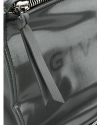 Borsa a tracolla in pelle grigio scuro di Givenchy