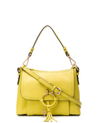 Borsa a tracolla in pelle lime di See by Chloe