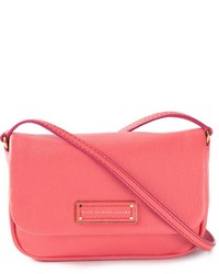 Borsa a tracolla in pelle rosa di Marc by Marc Jacobs