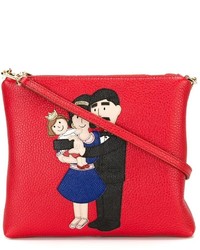 Borsa a tracolla in pelle rossa di Dolce & Gabbana