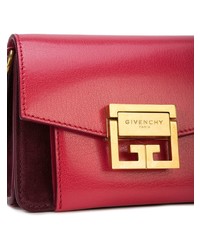 Borsa a tracolla in pelle rossa di Givenchy