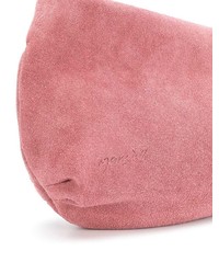 Borsa a tracolla in pelle scamosciata rosa di Marsèll