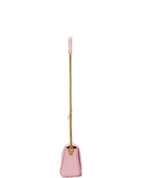 Borsa a tracolla in pelle trapuntata rosa di Marc Jacobs