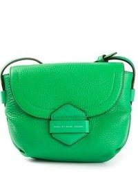 Borsa a tracolla in pelle verde di Marc by Marc Jacobs