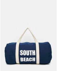 Borsa di tela blu scuro di South Beach