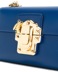 Borsa in pelle blu di Dolce & Gabbana
