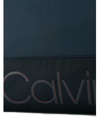 Borsa per lo sport di tela nera di Calvin Klein