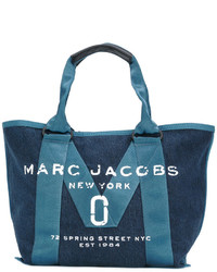Borsa shopping blu scuro di Marc Jacobs