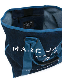 Borsa shopping blu scuro di Marc Jacobs