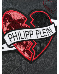 Borsa shopping con paillettes nera di Philipp Plein