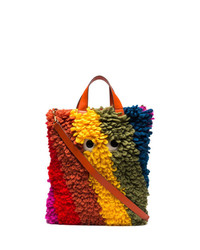 Borsa shopping di tela multicolore di Anya Hindmarch