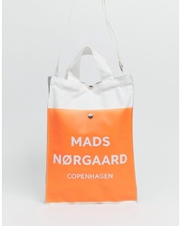 Borsa shopping di tela multicolore di Mads Norgaard