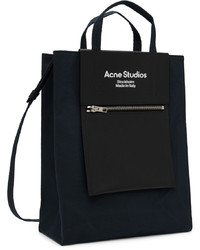 Borsa shopping di tela nera di Acne Studios