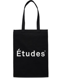 Borsa shopping di tela nera di Études