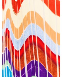 Borsa shopping di tela stampata multicolore di Pleats Please By Issey Miyake