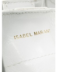 Borsa shopping in pelle bianca di Isabel Marant