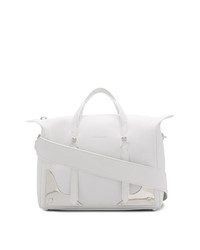 Borsa shopping in pelle bianca di Calvin Klein 205W39nyc
