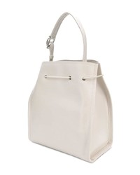 Borsa shopping in pelle bianca di 3.1 Phillip Lim