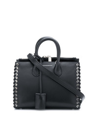 Borsa shopping in pelle con borchie nera di Calvin Klein 205W39nyc