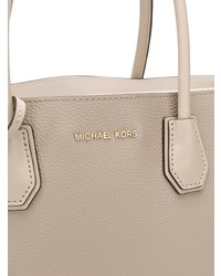 Borsa shopping in pelle marrone chiaro di MICHAEL Michael Kors