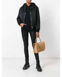 Borsa shopping in pelle marrone chiaro di Givenchy