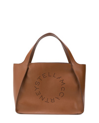 Borsa shopping in pelle marrone di Stella McCartney