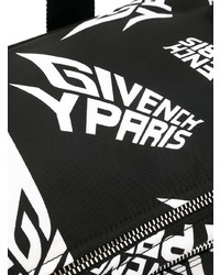 Borsa shopping in pelle nera e bianca di Givenchy