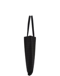 Borsa shopping in pelle nera di Bao Bao Issey Miyake