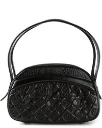 Borsa shopping in pelle nera di Louis Vuitton