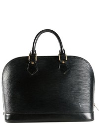 Borsa shopping in pelle nera di Louis Vuitton