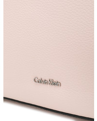 Borsa shopping in pelle rosa di Calvin Klein Jeans