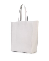 Borsa shopping in pelle stampata bianca di Calvin Klein 205W39nyc