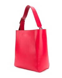 Borsa shopping in pelle stampata rossa di Calvin Klein 205W39nyc