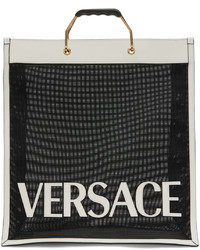 Borsa shopping nera di Versace