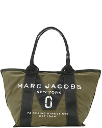 Borsa shopping verde oliva di Marc Jacobs