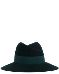Borsalino di lana verde scuro di Maison Michel
