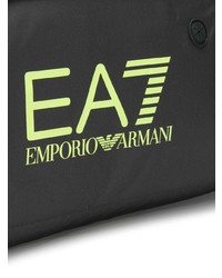 Borsone di tela nero di Ea7 Emporio Armani