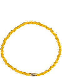 Bracciale con perline giallo di Luis Morais