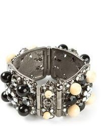 Bracciale decorato argento di Chanel